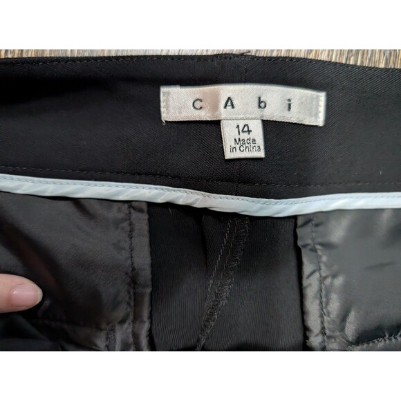Cabi Black Wide Leg Career Pants Size 14 - Picture 4 of 7